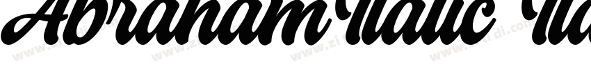 AbrahamItalic Italic字体转换